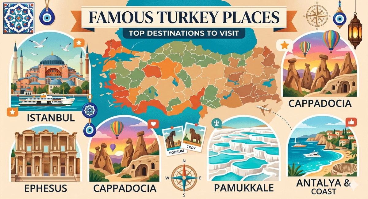 Famous Turkey Places: Top Destinations to Visit - Urbans Mood