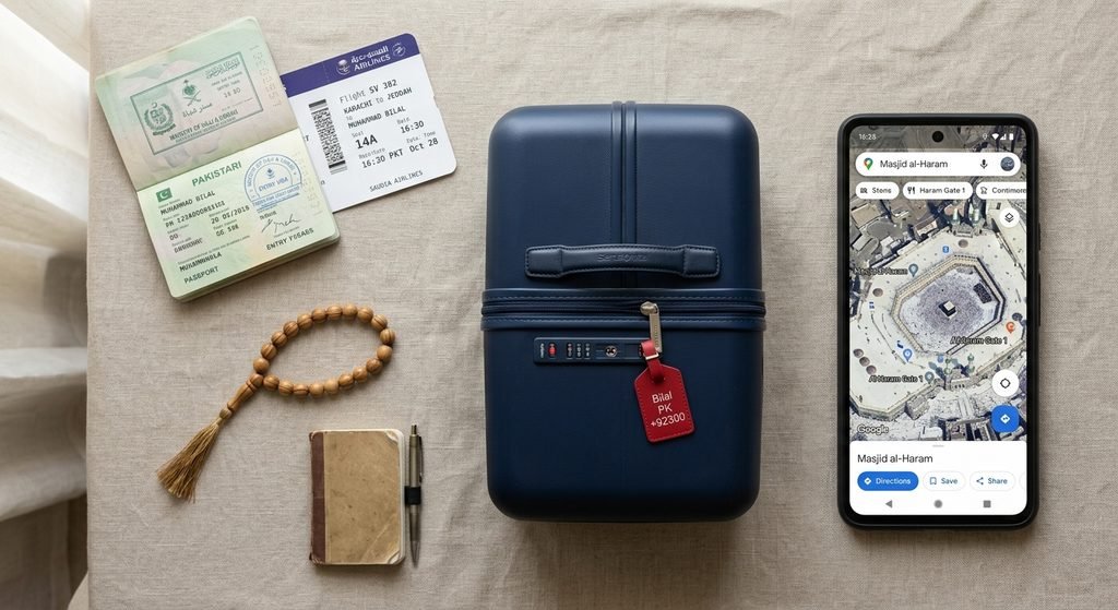 umrah travel documents packing checklist